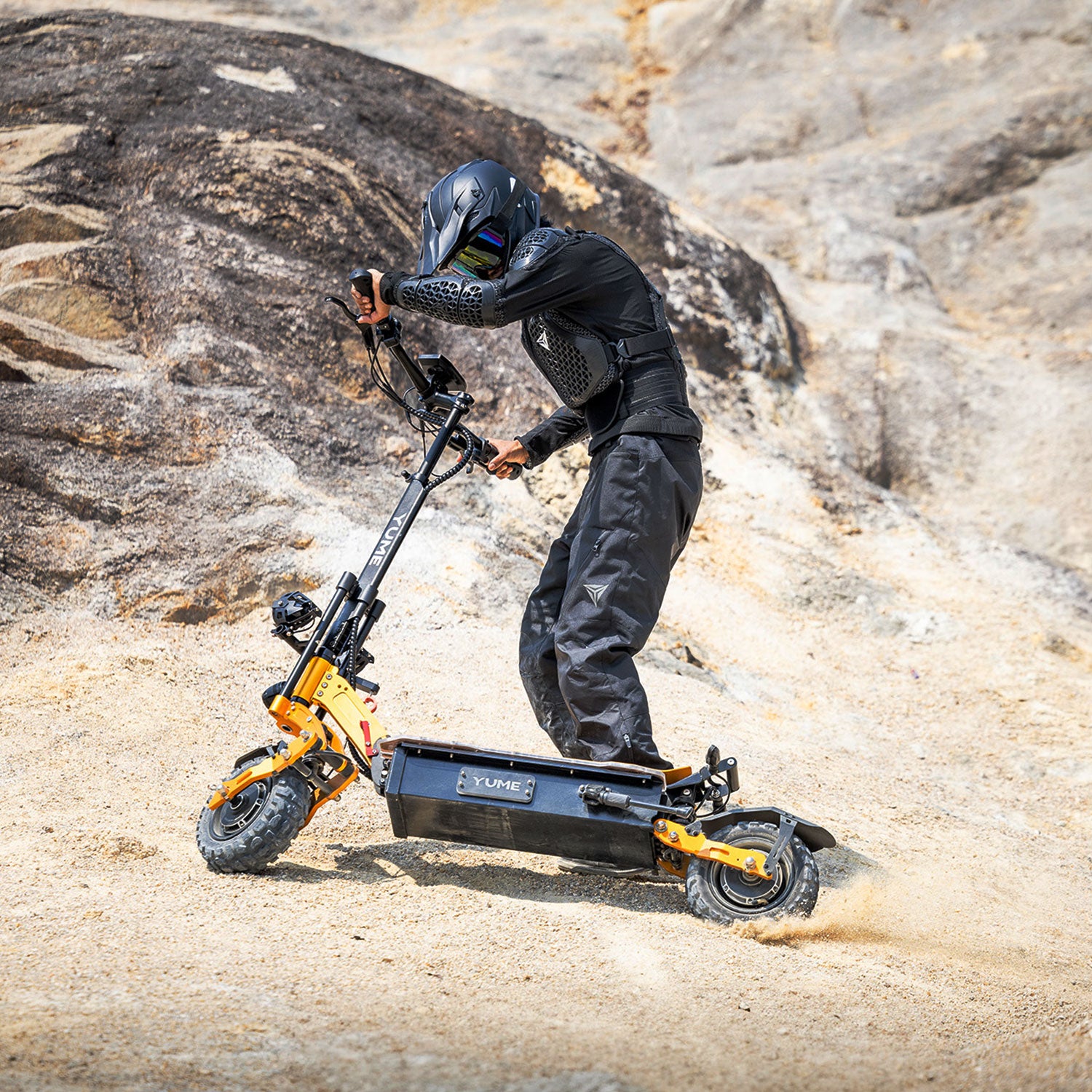 YUME X11 Electric Scooter, 50 MPH 60 Miles 6000W, All-terrain Tire