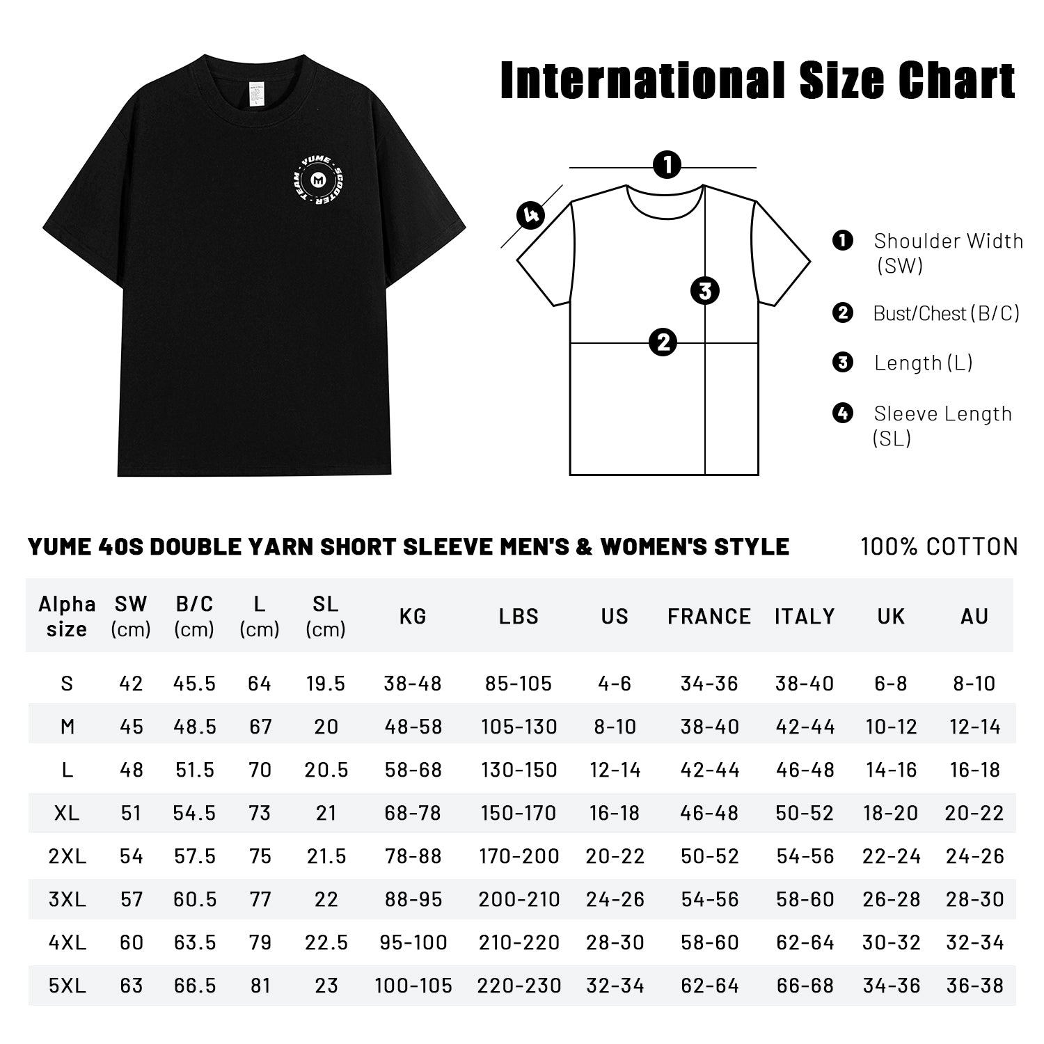YUME Unisex Organic Cotton T-Shirt – YUME Scooters
