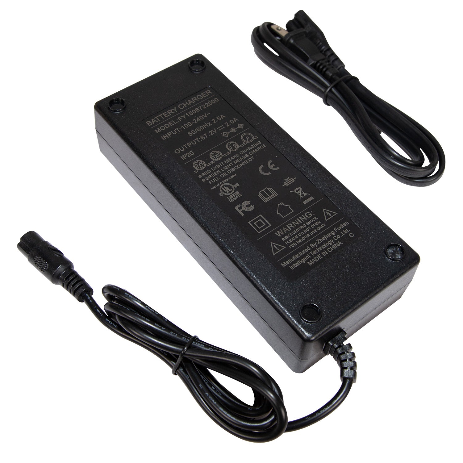 Charger 67.2V 2A Y11+ – YUME Scooters
