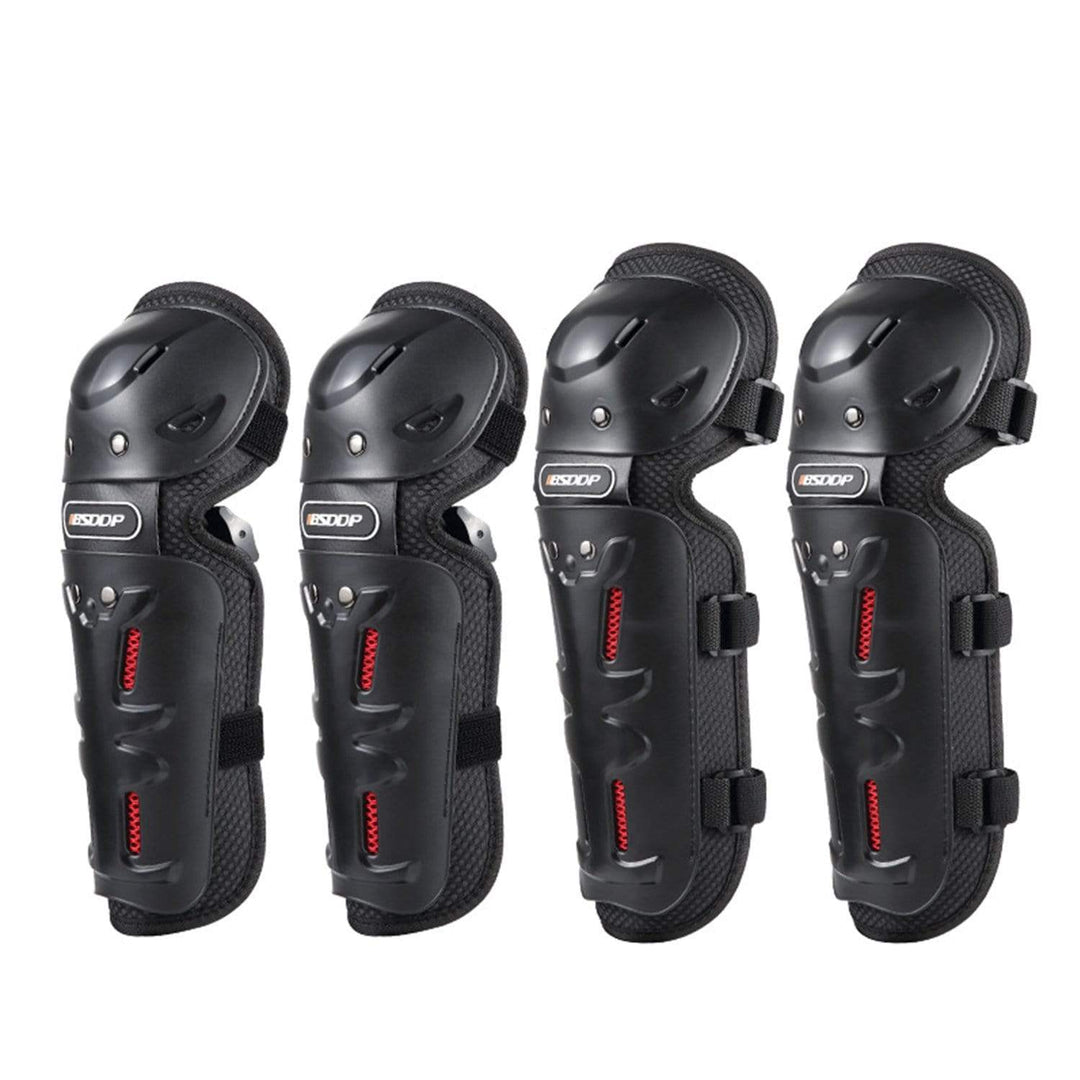 4PCS Motorcycle Scooter Kneepad Elbow Pads  Skate Skiing Silder Protective Gear Protector Sports Guards Safety - YUME ELECTRIC SCOOTER